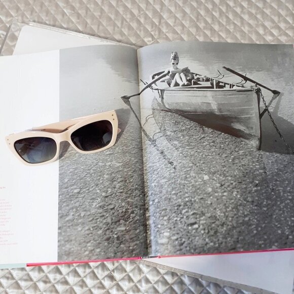 NWT Privé Revaux eggshell white cream light pink polarized sunglasses - Picture 4 of 15